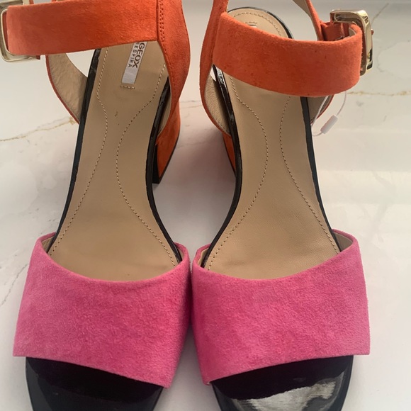 New Geox Stunning block heel sandals - Picture 3 of 7